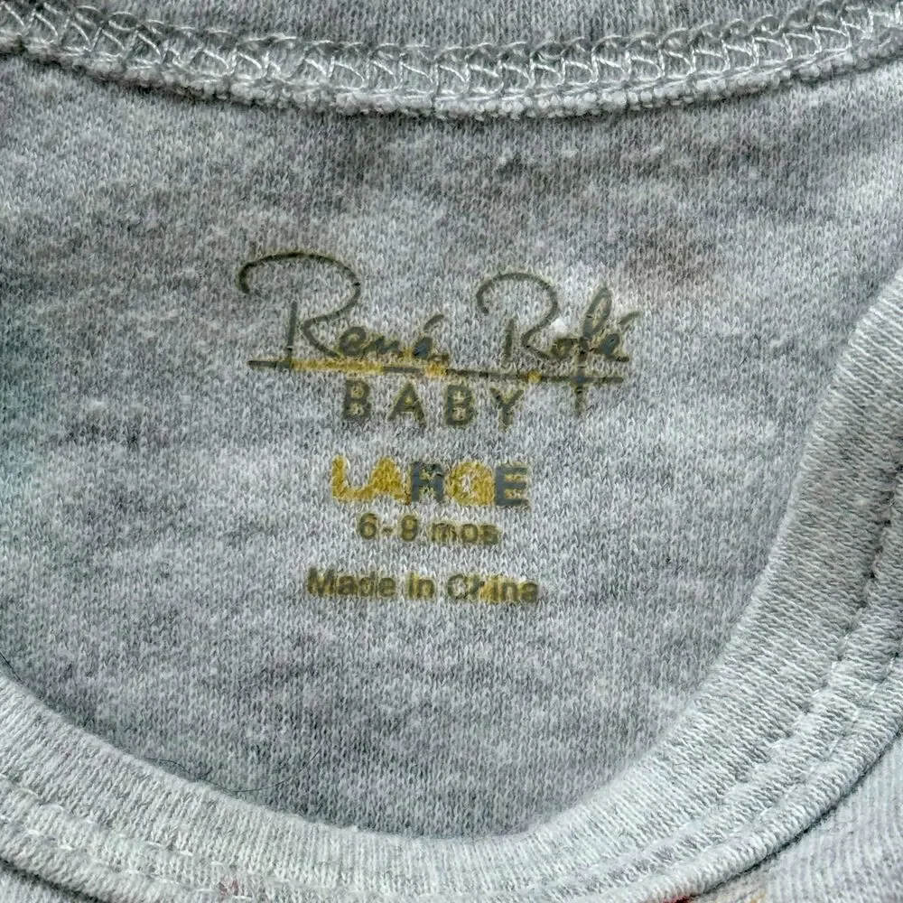 4/$10 - Rene Rofe Fox Baby Long Sleeve Onesie Bodysuit Set / Outfit